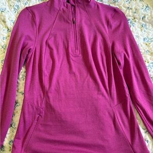 Danskin Magenta Half-Zip Pullover